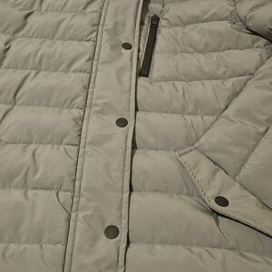 Men's Gray Quilted Jacket